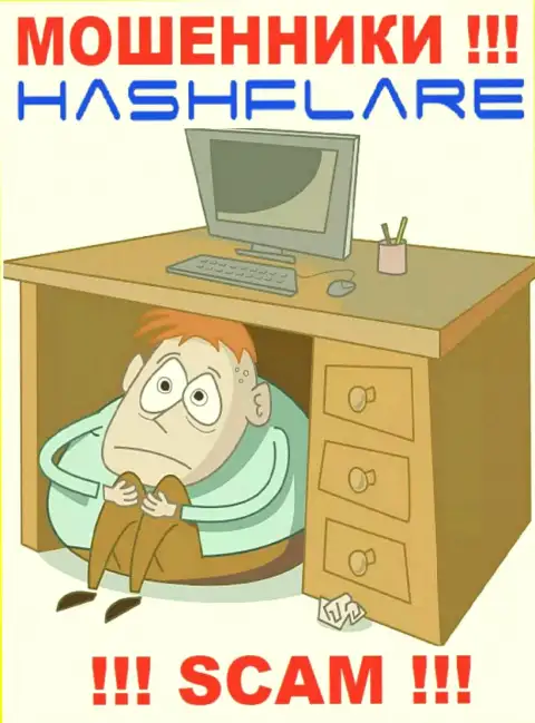 Абсолютно никаких сведений о своем непосредственном руководстве, мошенники HashFlare не приводят