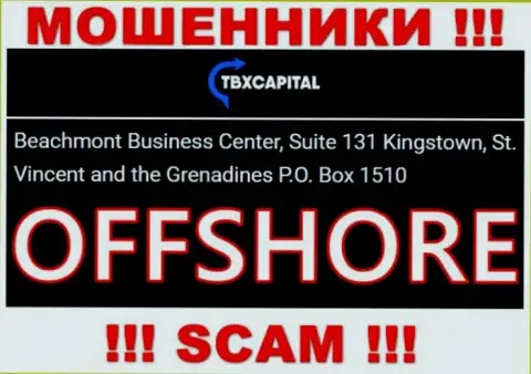 TBXCapital - это ЛОХОТРОНЩИКИ !!! Скрываются в оффшоре по адресу Beachmont Business Center, Suite 131 Kingstown, Saint Vincent and the Grenadines