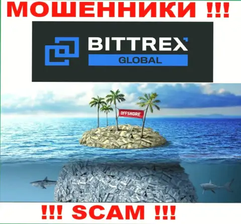 Bermuda - вот здесь, в офшорной зоне, базируются мошенники Bittrex Global