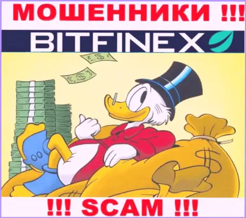 С конторой Bitfinex заработать не выйдет, затащат в свою организацию и обворуют подчистую