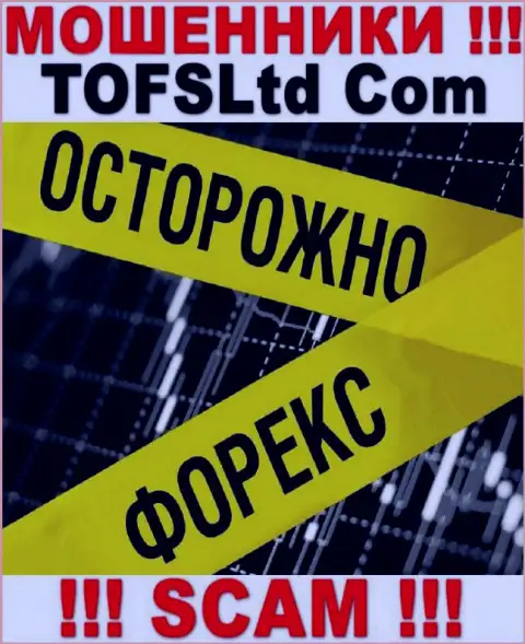 Будьте очень осторожны, вид работы TOFS Ltd, ФОРЕКС - это разводняк !!!