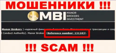 Хотя Manor Brokers Investment и размещают на сайте лицензию на осуществление деятельности, будьте в курсе - они все равно МОШЕННИКИ !!!