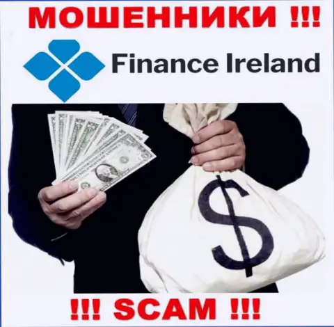 В брокерской конторе Finance Ireland лишают средств доверчивых клиентов, заставляя вводить денежные средства для оплаты комиссии и налога