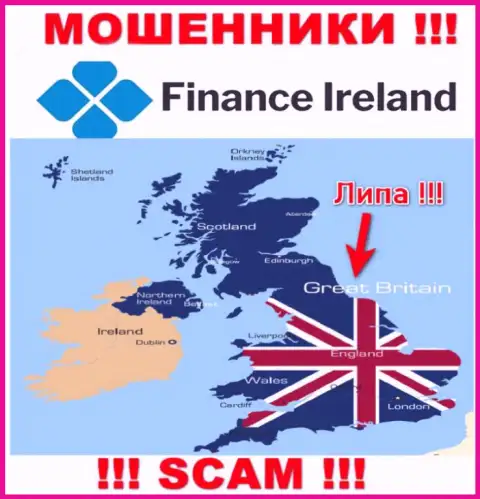Мошенники Finance Ireland не представляют достоверную инфу касательно их юрисдикции