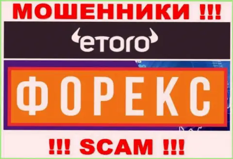Ворюги eToro Ru, прокручивая свои грязные делишки в сфере Forex, оставляют без средств клиентов