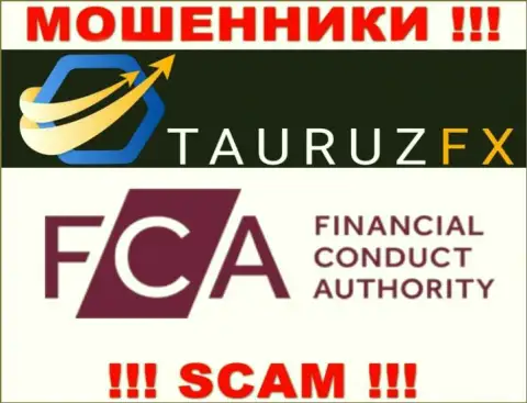На интернет-портале Тауруз ФХ имеется инфа о их мошенническом регулирующем органе - FCA