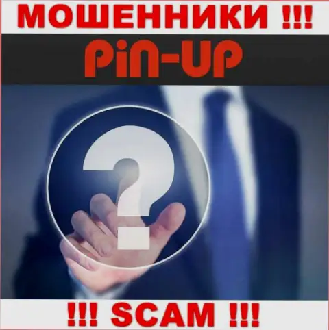 Не сотрудничайте с мошенниками Pin-Up Casino - нет информации об их непосредственных руководителях