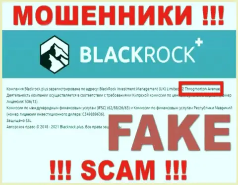 Правдивое местонахождение BlackRock Plus Вы не сможете найти ни во всемирной интернет сети, ни у них на информационном ресурсе