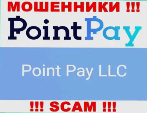 Юр. лицо воров PointPay - это Point Pay LLC, данные с веб-портала мошенников