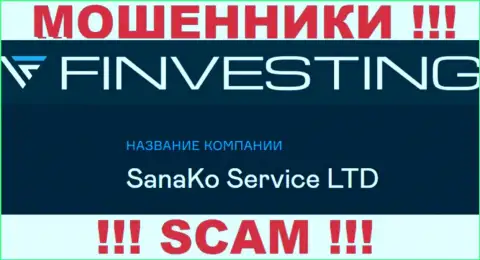 На официальном интернет-портале SanaKo Service Ltd указано, что юридическое лицо конторы - SanaKo Service Ltd