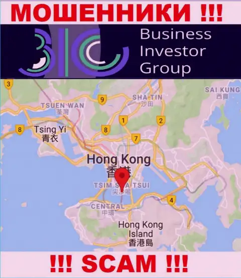 Оффшорное место регистрации Business Investor Group - на территории Гонконг