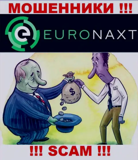 В компании EuroNaxt Com хитрым путем тянут дополнительные перечисления