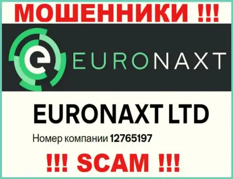 Не взаимодействуйте с компанией EuroNax, регистрационный номер (12765197) не причина отправлять денежные средства
