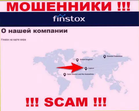 Finstox Com - это internet разводилы, их адрес регистрации на территории Cyprus