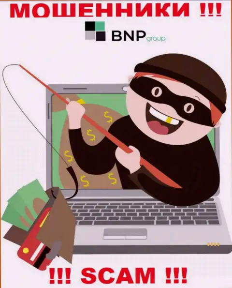 BNP Group - это internet мошенники, не позвольте им уговорить вас сотрудничать, а не то украдут Ваши вложения
