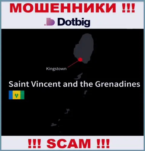 DotBig LTD имеют оффшорную регистрацию: Kingstown, St. Vincent and the Grenadines - будьте крайне внимательны, жулики