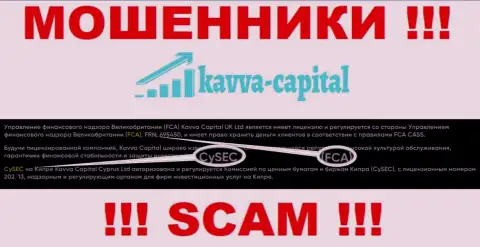 FCA - это преступный регулирующий орган, якобы контролирующий деятельность Kavva-Capital Com