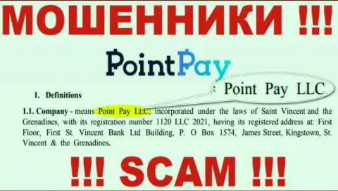 Point Pay LLC - это компания, управляющая internet-мошенниками PointPay