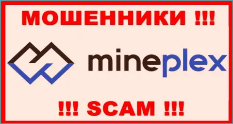 Логотип МОШЕННИКОВ MinePlex Io