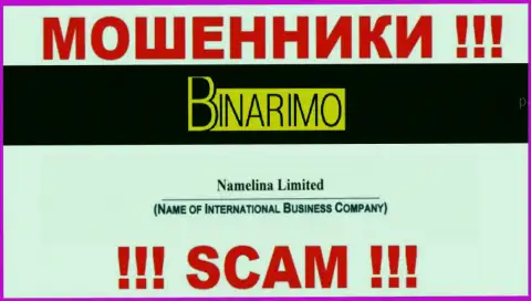 Юр лицом Namelina Limited считается - Namelina Limited