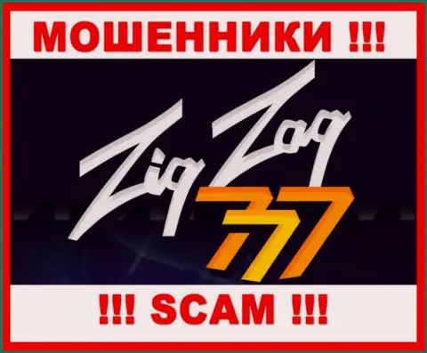 Логотип МОШЕННИКА ЗигЗаг777