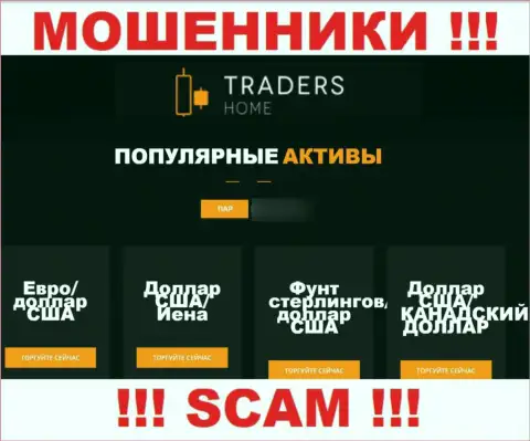 Будьте осторожны, род деятельности Traders Home, ФОРЕКС - это обман !
