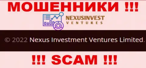 Nexus Invest - это мошенники, а руководит ими Nexus Investment Ventures Limited