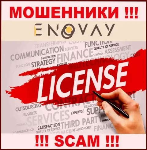 У компании ЭноВей Инфо нет разрешения на ведение деятельности в виде лицензии - это МОШЕННИКИ