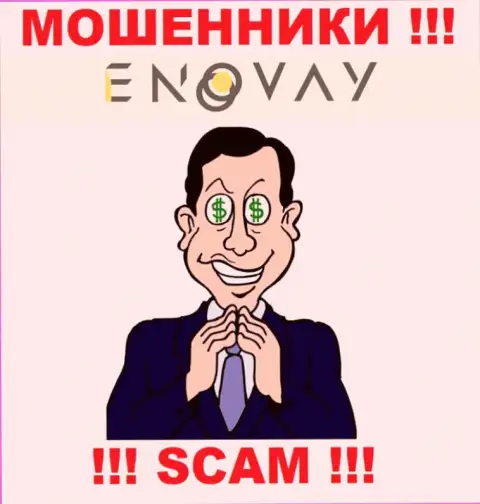 ЭноВей Ком - это стопудовые обманщики, орудуют без лицензии и без регулирующего органа