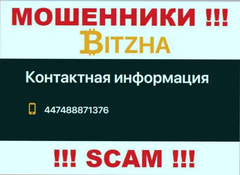 Не нужно отвечать на звонки с неизвестных номеров телефона - это могут звонить internet-кидалы из Bitzha24