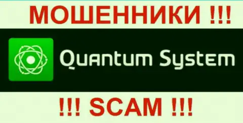 Фирменный логотип шулерской форекс брокерской компании Quantum-System